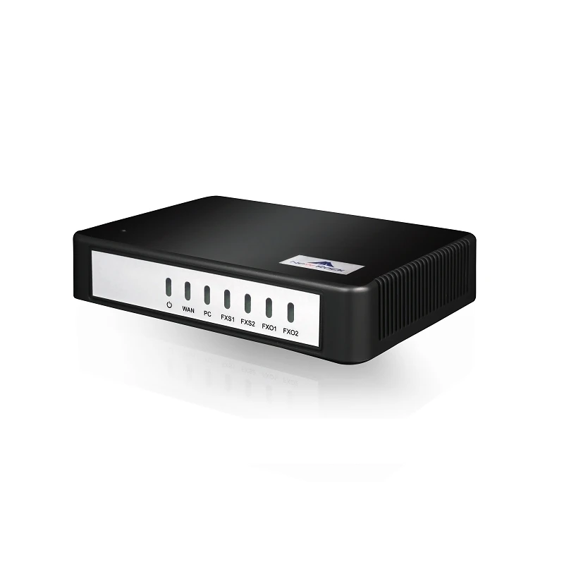Бренд Newrock HX422G 2 FXO FXS шлюз SIP voip телефонии Аналоговый адаптер VoIP Elastix совместимый с