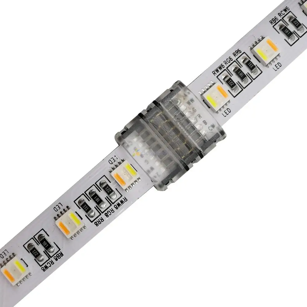 10 шт. RGB+ CCT разъем для светодиодной ленты 6Pin 5050,12 мм PCB светодиодный светильник для ленты для прокладки или полосы для контроллера