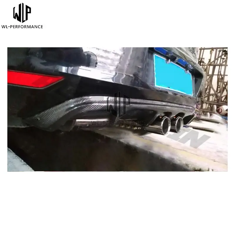 Гольф 6 MK6 R20 карбоновое волокно Автомобильный задний бампер диффузор для губ для Volkswagen VW Golf 6 MK6 R20 10-13 Автомобиль Стайлинг использование