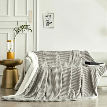 

2020 Newest Double Layers Zipper Blanket Soft Cashmere Velvet Warm Cover Blanket Multipurpose Dual-use Duvet Cover
