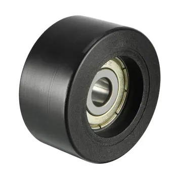 

uxcell 6x30x20mm Roller Idler Bearing Pulley Sliding Conveyor Wheel Black