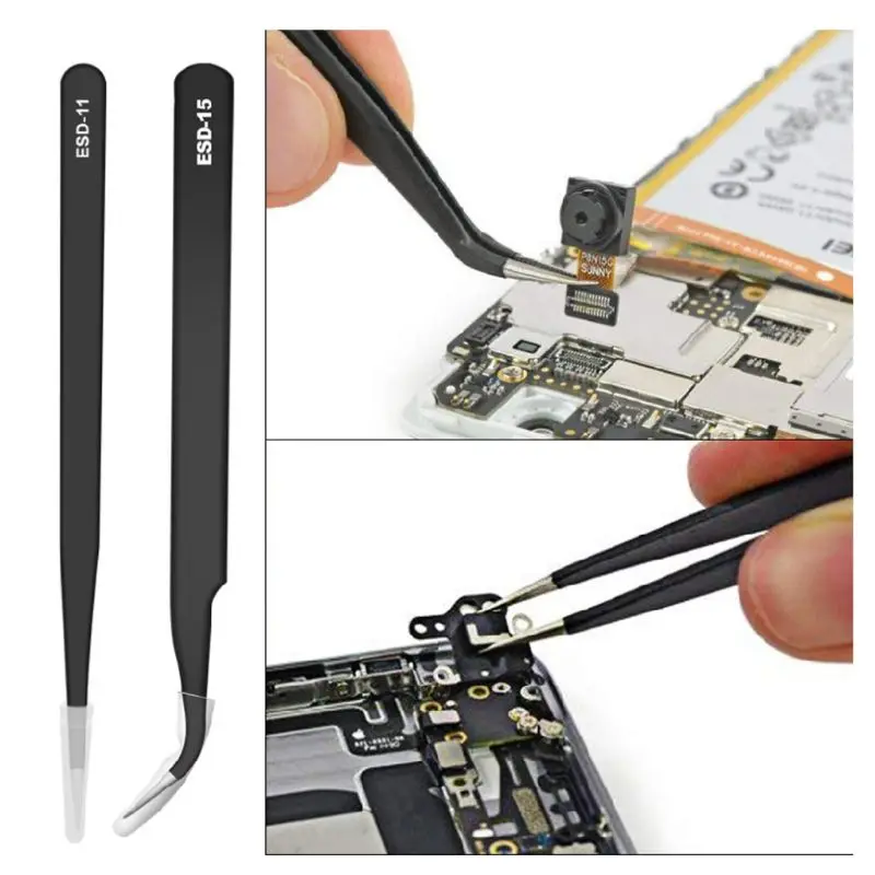 Набор паяльников 60 Вт Электрический Регулируемый температурный жк-дисплей цифровой дисплей 13 аксессуаров паяльная станция ручной сварки ремонт