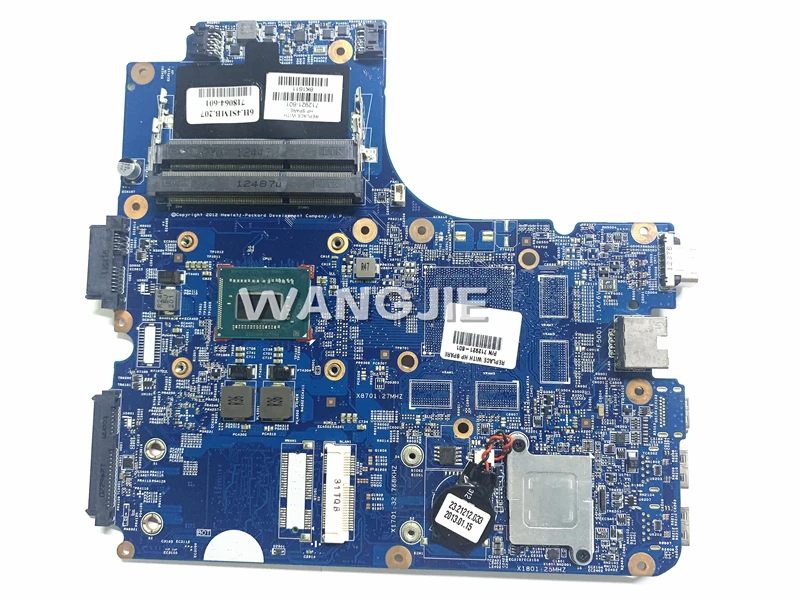Материнская плата для ноутбука HP 4440S 4540S 4540-712921 501-001 i3-3110M 712921-718064 601 полностью