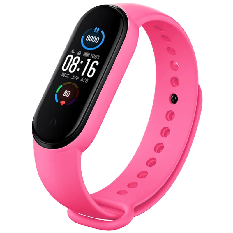 ตัวเลือกสินค้า ซิลิโคนสายรัดข้อมือ Mi Band 5/6/7