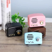 4 цвета беспроводной bluetooth динамик USB зарядка FM радио TF карта тяжелый бас динамик Винтаж мини мобильный телефон bluetooth динамик s
