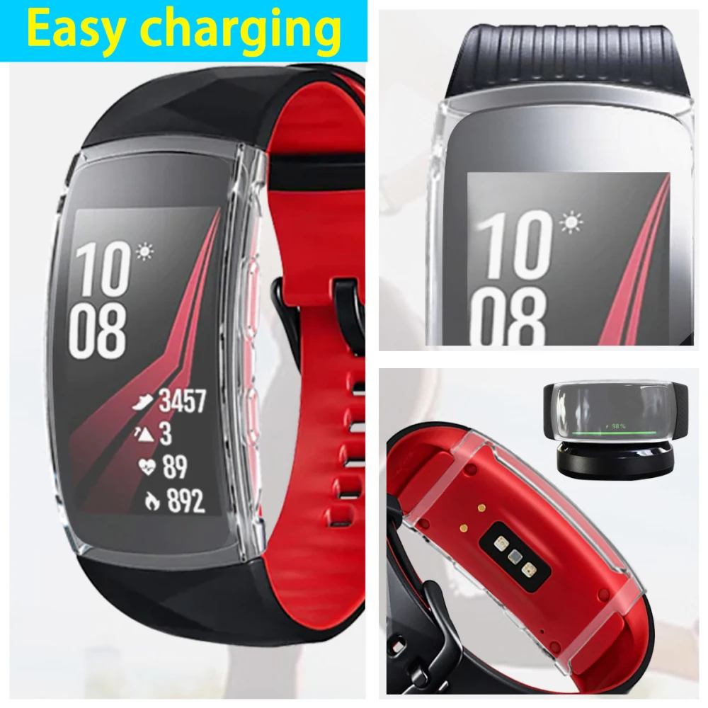 Защитный чехол для экрана samsung gear Fit 2 Pro ударопрочный прозрачный мягкий ТПУ защитный чехол для gear Fit 2Pro fit2
