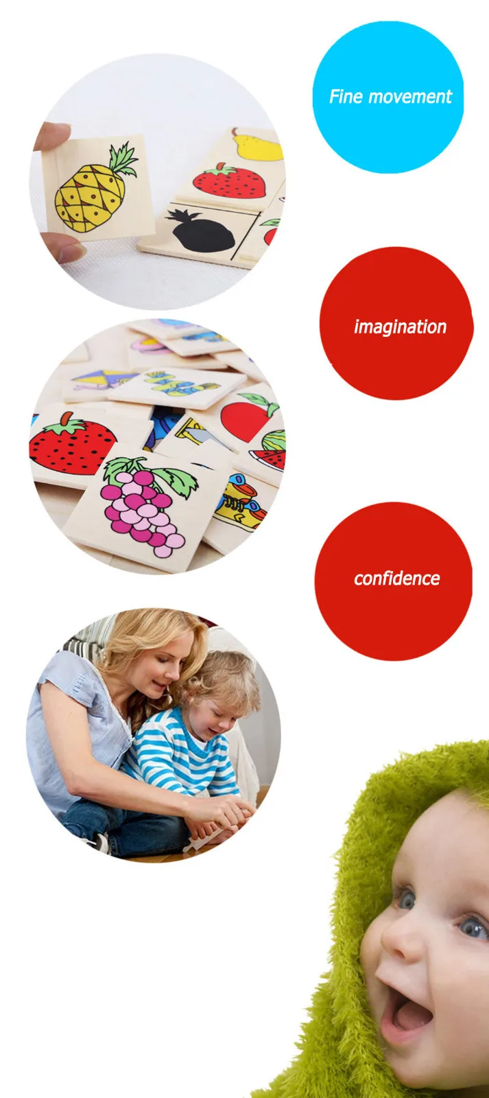  Education For Kids Fun Learning Toys For Children Montessori Teaching Lighting Looking Wooden Shado - 4000094340840