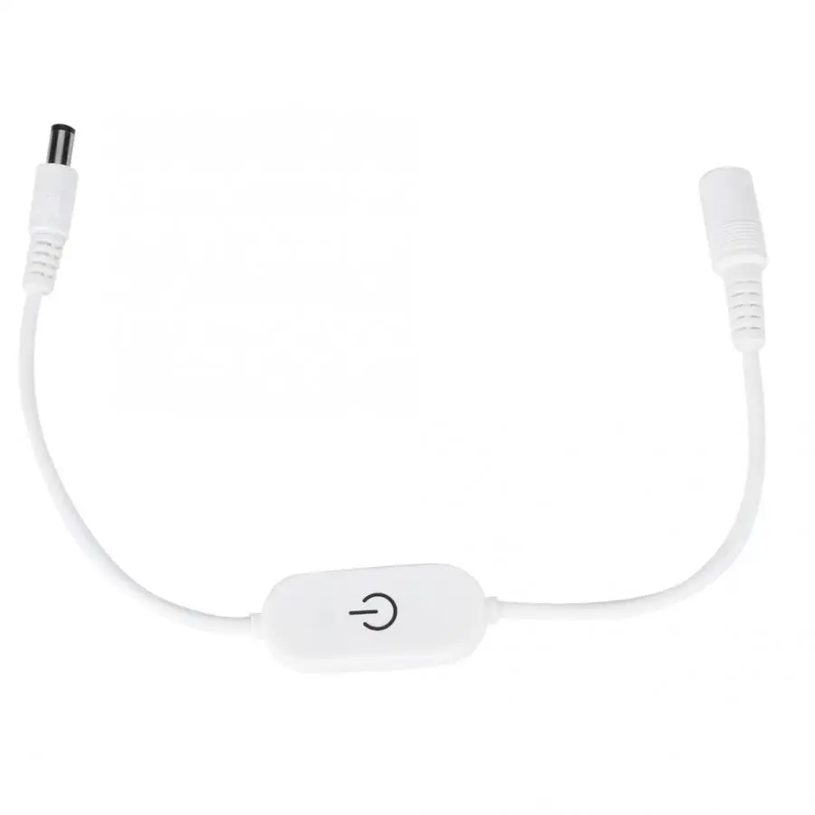 

LED Dimmer Switch DC 5-12V Touch Control Plug and Play Dimming Controller for LED Strip Light Brightness Adjust