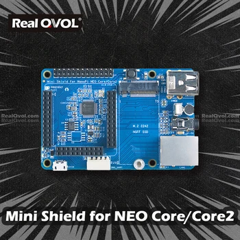 

RealQvol FriendlyELEC Mini Shield for NanoPi NEO Core/Core2 SDK Carrier Same Form Factor As RPi Can Be Well Fit Into RPi's Case