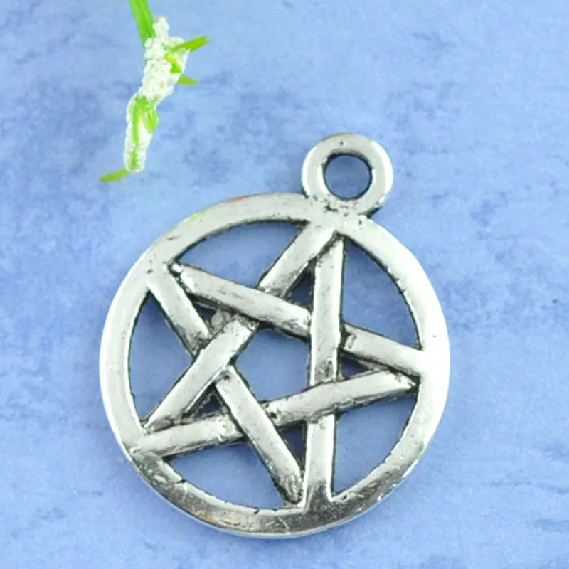 DoreenBeads Zinc Alloy Pentacle 