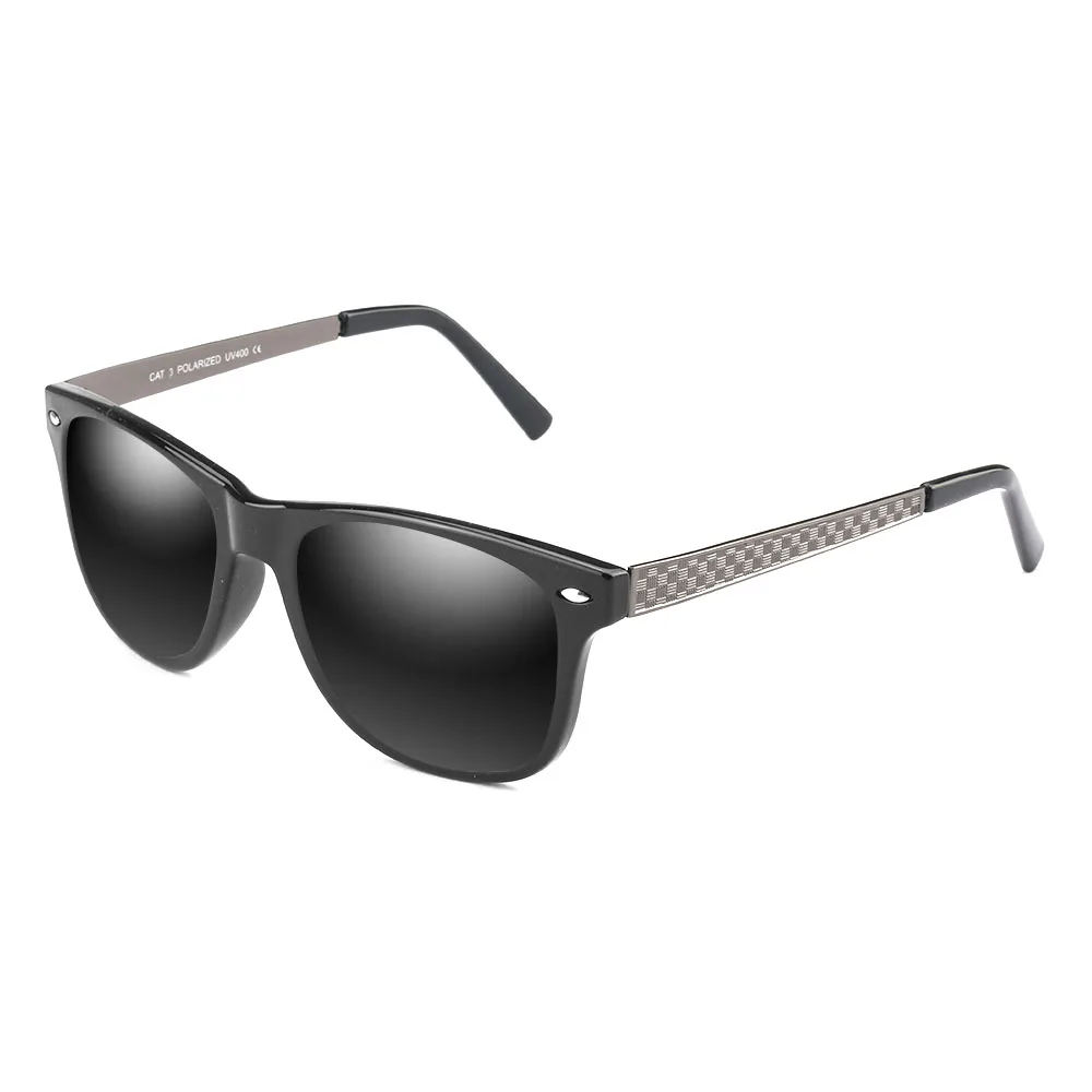 C1 Black l Gray POLARSNOW, модные поляризационные солнцезащитные очки для мужчин, фирменный дизайн, унисекс, солнцезащитные очки, очки для вождения, классические ретро очки - Цвет линз: C1 Black l Gray