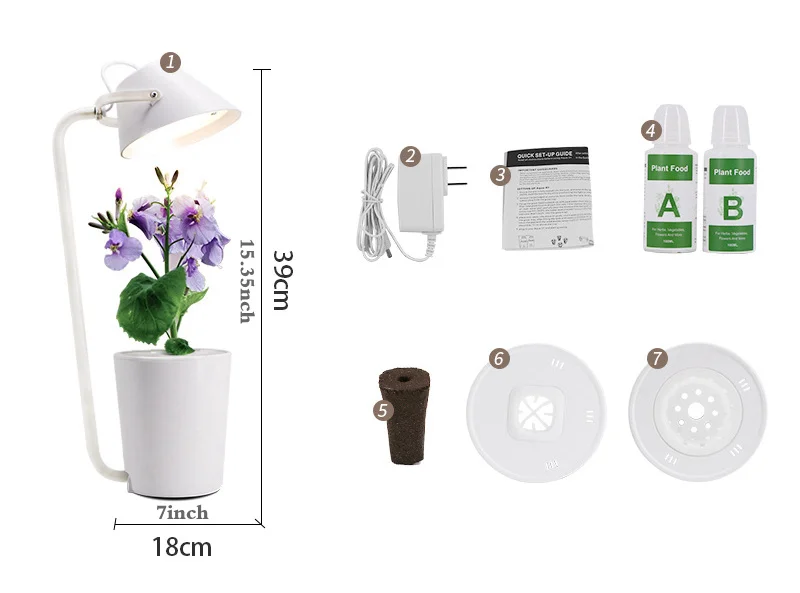 Ecoo Grower Grow Light Интеллектуальный кашпо для домашних растений лампа для выращивания многофункциональный стол лампа Гидропоника серии системы