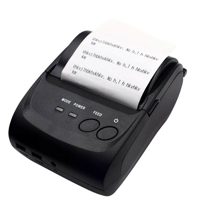 58 мм Портативный беспроводной Bluetooth 4,0 Термальный чековый принтер мини USB POS принтер для ресторанных продаж совместим с телефонами
