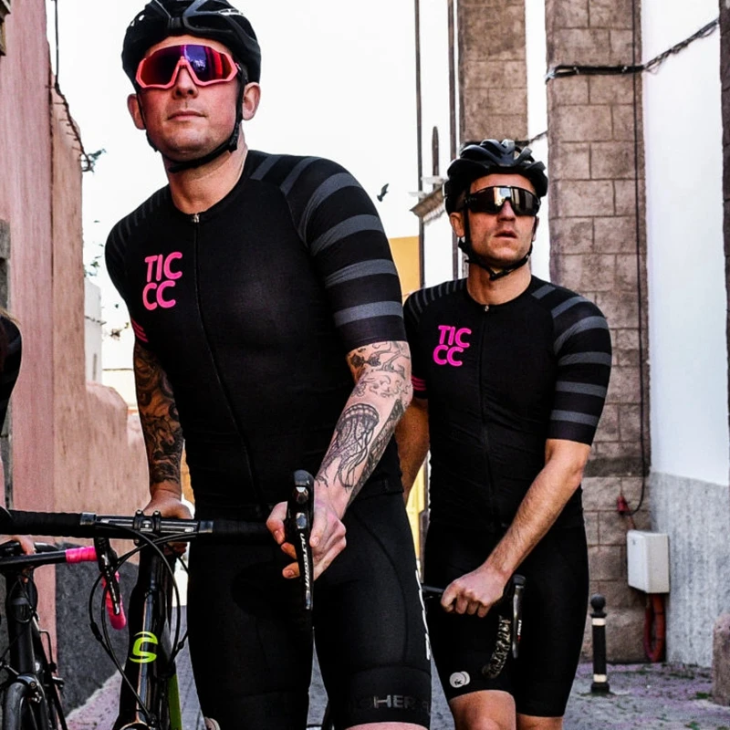 mens pink cycling jersey