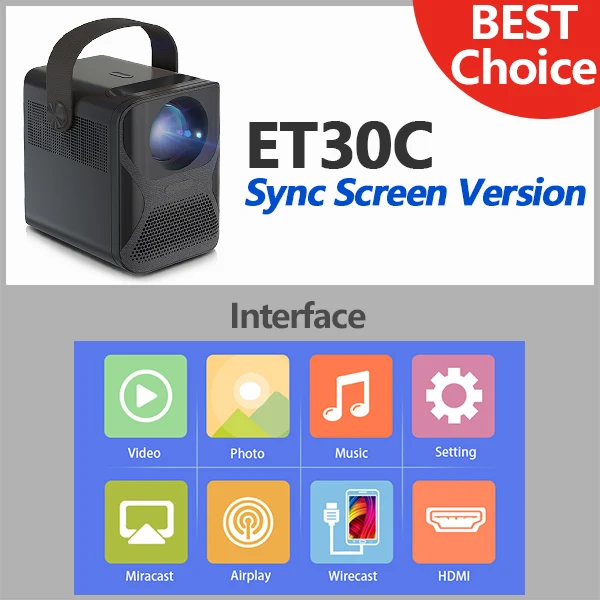 Aun Et30 Full Hd Projector 1920x1080p 
