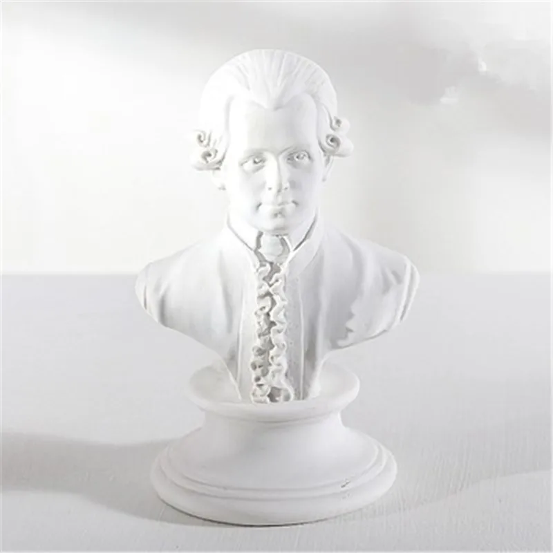 Имитация гипса из смолы WOLFGANG AMADEUS MOZART головные портреты скульптура креативное