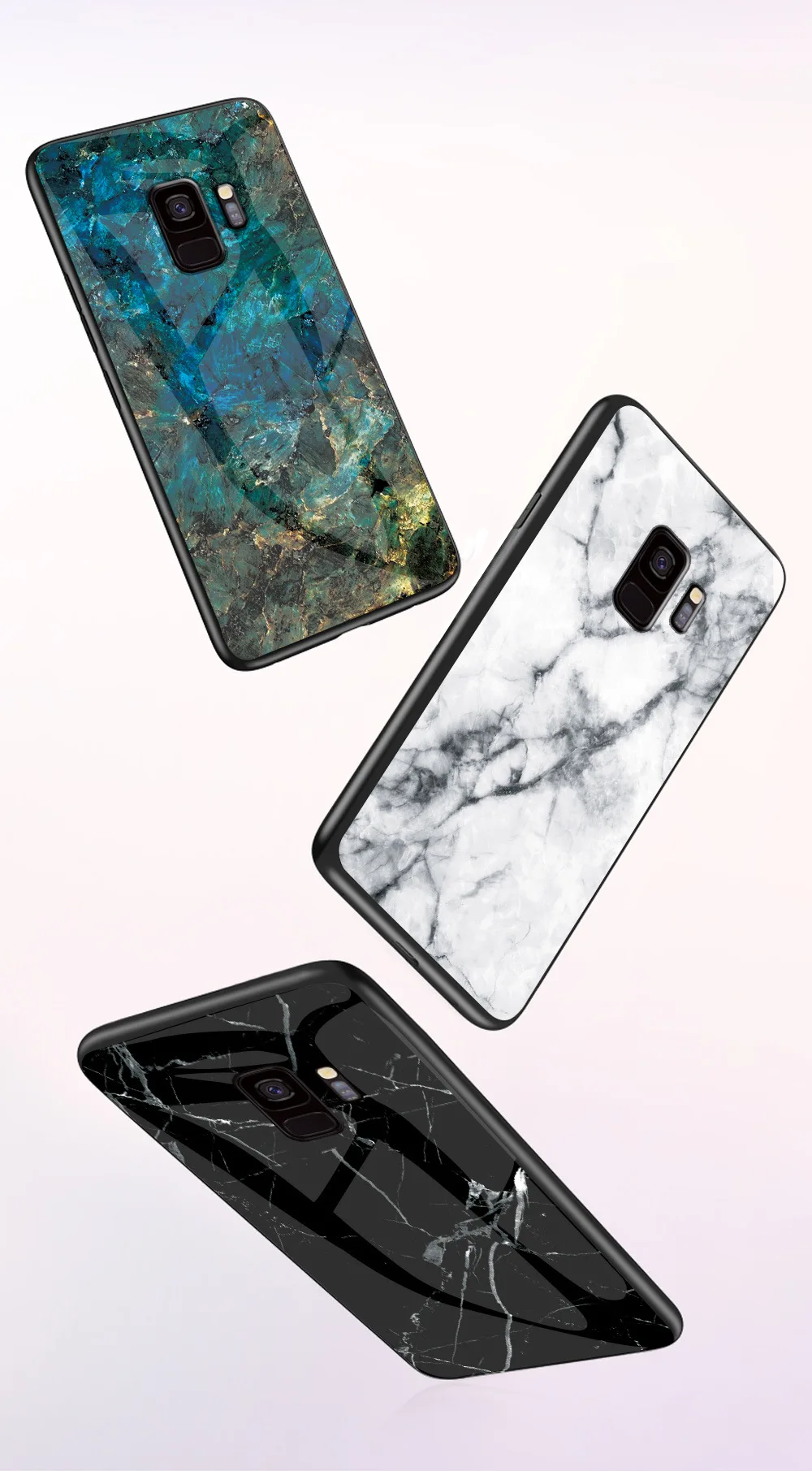Для samsung Galaxy Note 10 Note 10 Plus чехол из закаленного стекла с принтом перьев для samsung Galaxy A30 A20 A10 A40 S9 A70