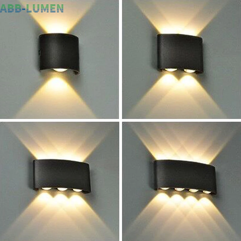 Luminária De Parede Led À Prova D'água, Para Áreas Externas, Iluminação