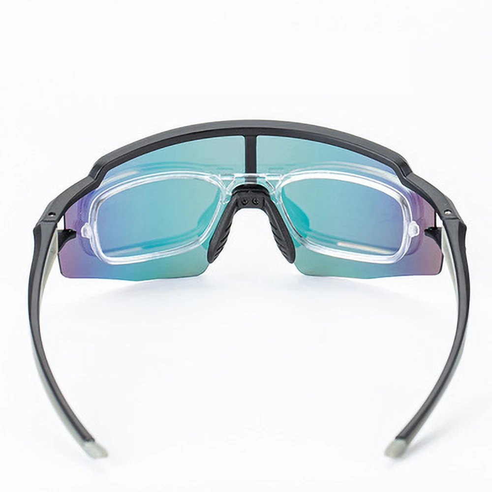 Rockbros óculos de ciclismo polarizado para miopia, óculos para ciclismo masculino e feminino que de cor, acessório de bicicleta à prova de areia para esportes ao ar livre|Óculos de ciclismo| -