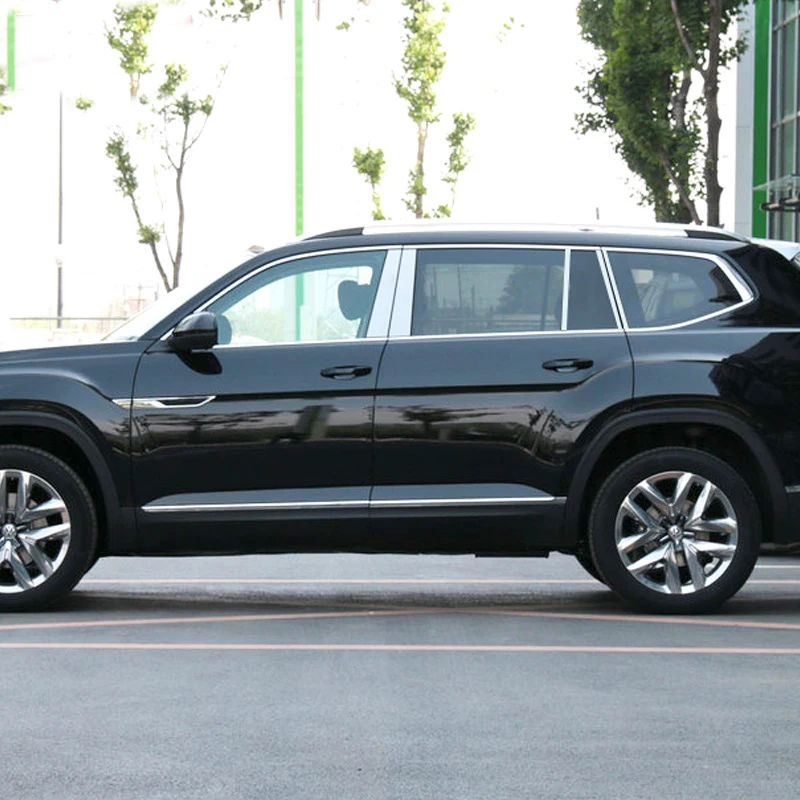 Накладки на окна автомобиля из нержавеющей стали для Volkswagen Atlas volkswagen Teramont