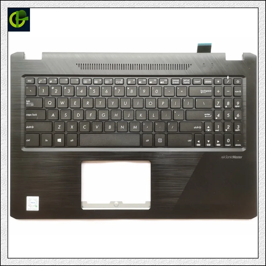 

English Keyboard with palmrest for ASUS YX570 YX570U YX570Z YX570UD YX570ZD US Upper case cover