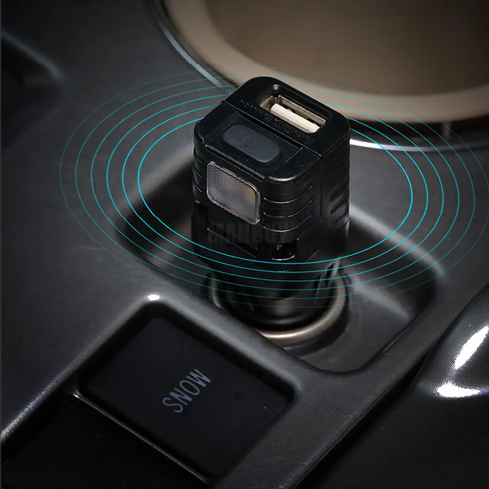 NITECORE VCL10 многофункциональный автомобильный гаджет QC 3,0 Автомобильное зарядное устройство стеклянный выключатель Аварийный Предупреждение ющий светильник в автомобиле