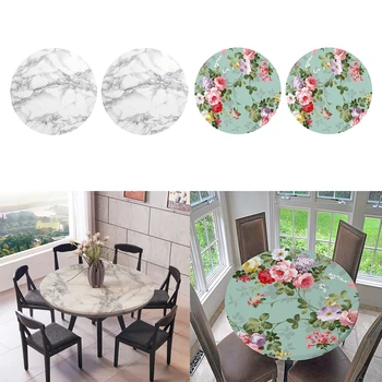 

4x Tablecloths, Dust-Proof Table Cover for Kitchen Dinning Tabletop ,Table Cover Decoration for Kitchen 120cm