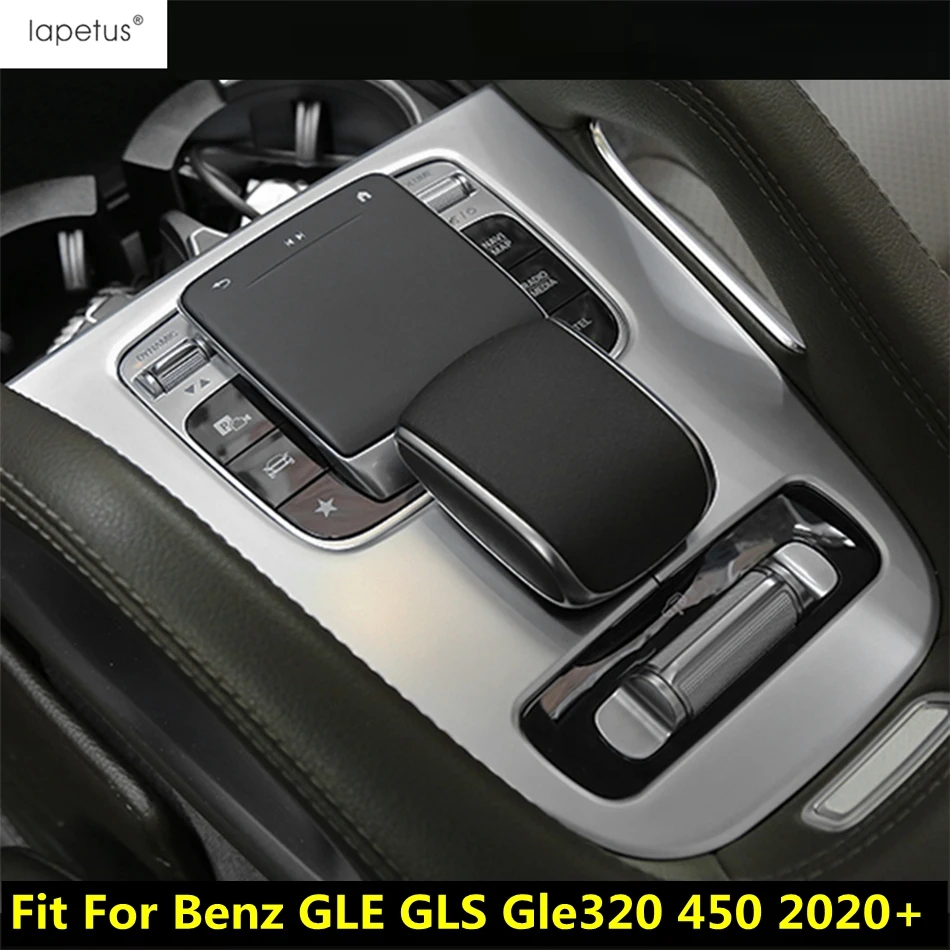 

Central Control Shift Gear Panel Cover Trim For Mercedes-Benz GLE GLS Gle320 450 2020 2021 Carbon Fiber ABS Accessories Interior