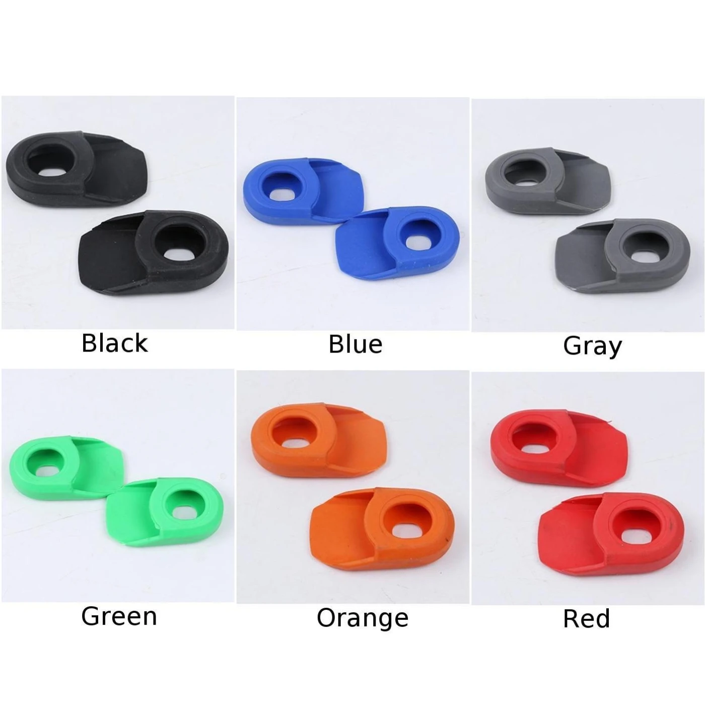 Bicycle Silicon Crank Arm Protector Case Cover Cap Crankset Cycle Mountain Bike