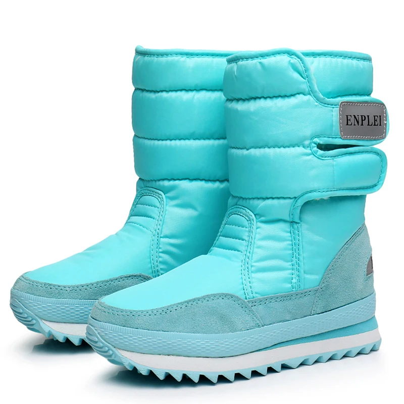 Women Boots Super Warm Snow Boots Winter Shoes Woman Mid calf Boots Waterproof Winter Footwear Female Platform Heels Botas Mujer|Mid-Calf Boots| - AliExpress