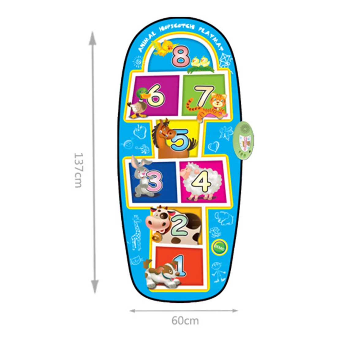 Многофункциональный музыкальный ковер Hopscotch игровой плед с музыкой для детей-SLW959
