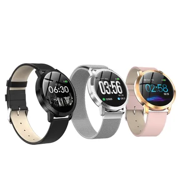 

Smart watch Color Screen waterproof Tempered glass Activity Fitness tracker Heart rate monitor BRIM Men women smartwatch CF18