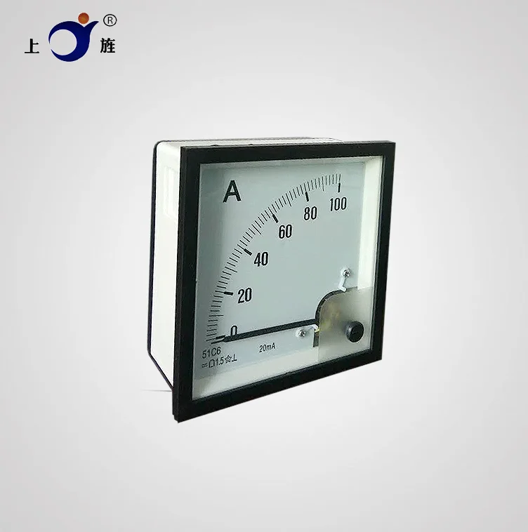 1Pcs Marine Instrument 51C6-A DC 100A 20mA input ammeter