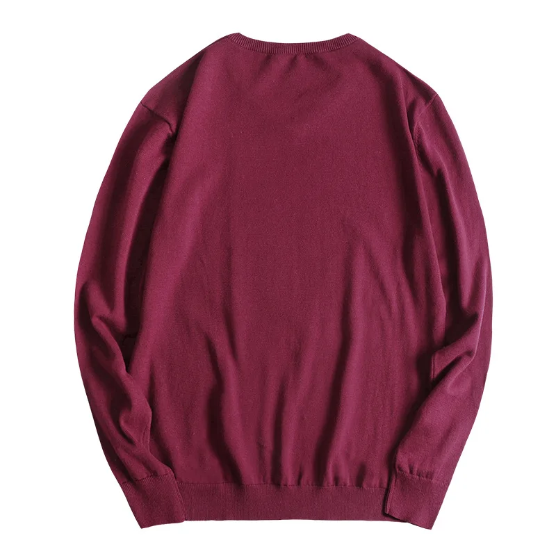 Large Size 8XL Knit Sweater Men Pullover Sweaters 100% Cotton V-neck Casual Pull Homme Solid Color Mens Basic Pullovers Large Size 8XL Knit Sweater Men Pullover Sweaters 100% Cotton V-neck Casual Pull Homme Solid Color Mens Basic Pullovers