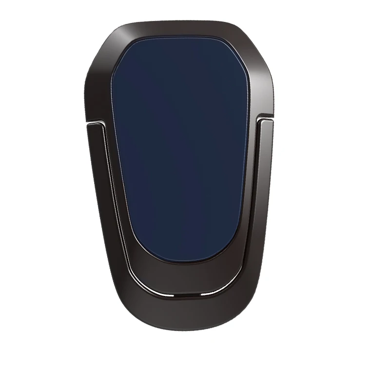 Универсальный Ультратонкий металлический держатель для мобильного телефона с магнитным кольцом и подставкой для милых мобильных смартфонов - Цвет: blue