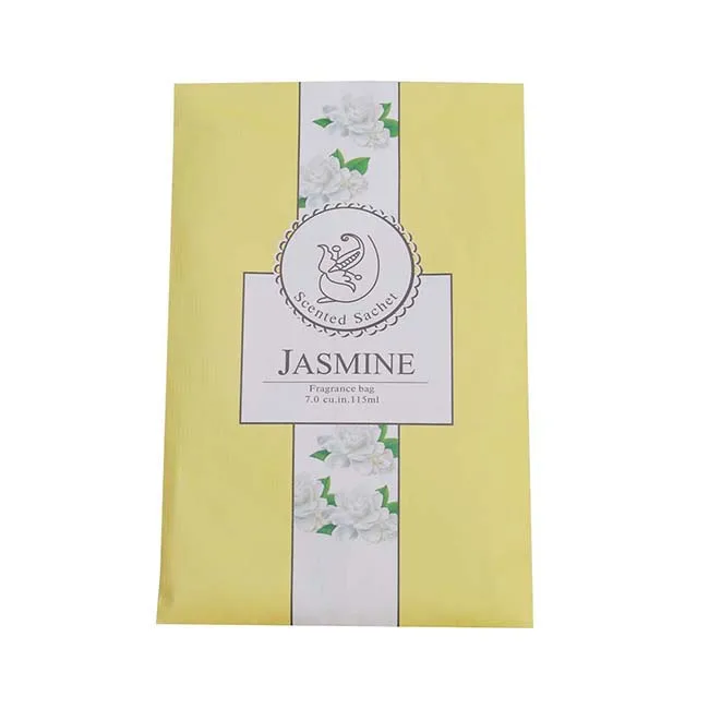 Jasmine Ароматерапия натуральный запах благовония гардероб Саше свежий воздух аромат Сумка Духи Лаванда Роза Жасмин цветок лилии - Цвет: Jasmine