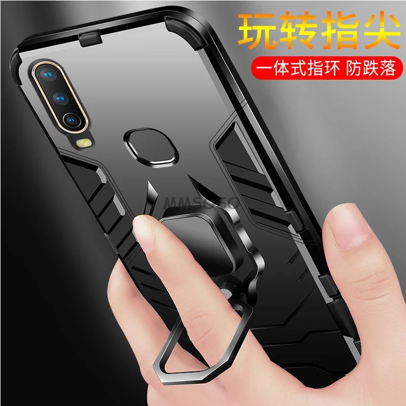Чехол VIVO Y11 чехол VIVOY11 армированный из поликарбоната с кольцом на палец для Y 11