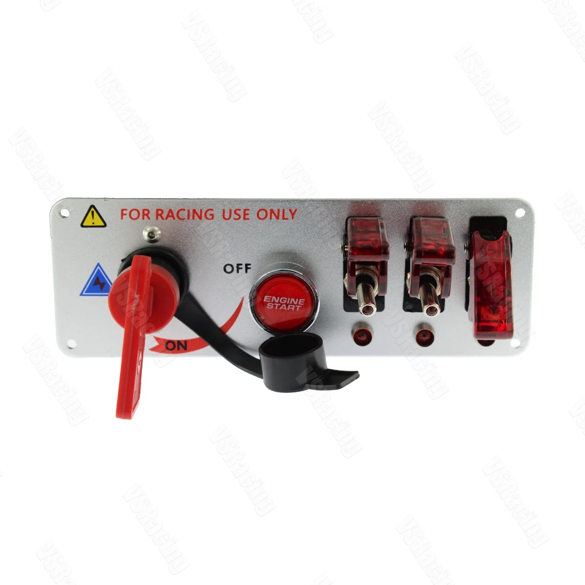 12V панель переключателя зажигания для гоночного двигателя автомобиля Пуск кнопочный переключатель пилот истребитель Стиль самолета с быстрый Ключ Запуска