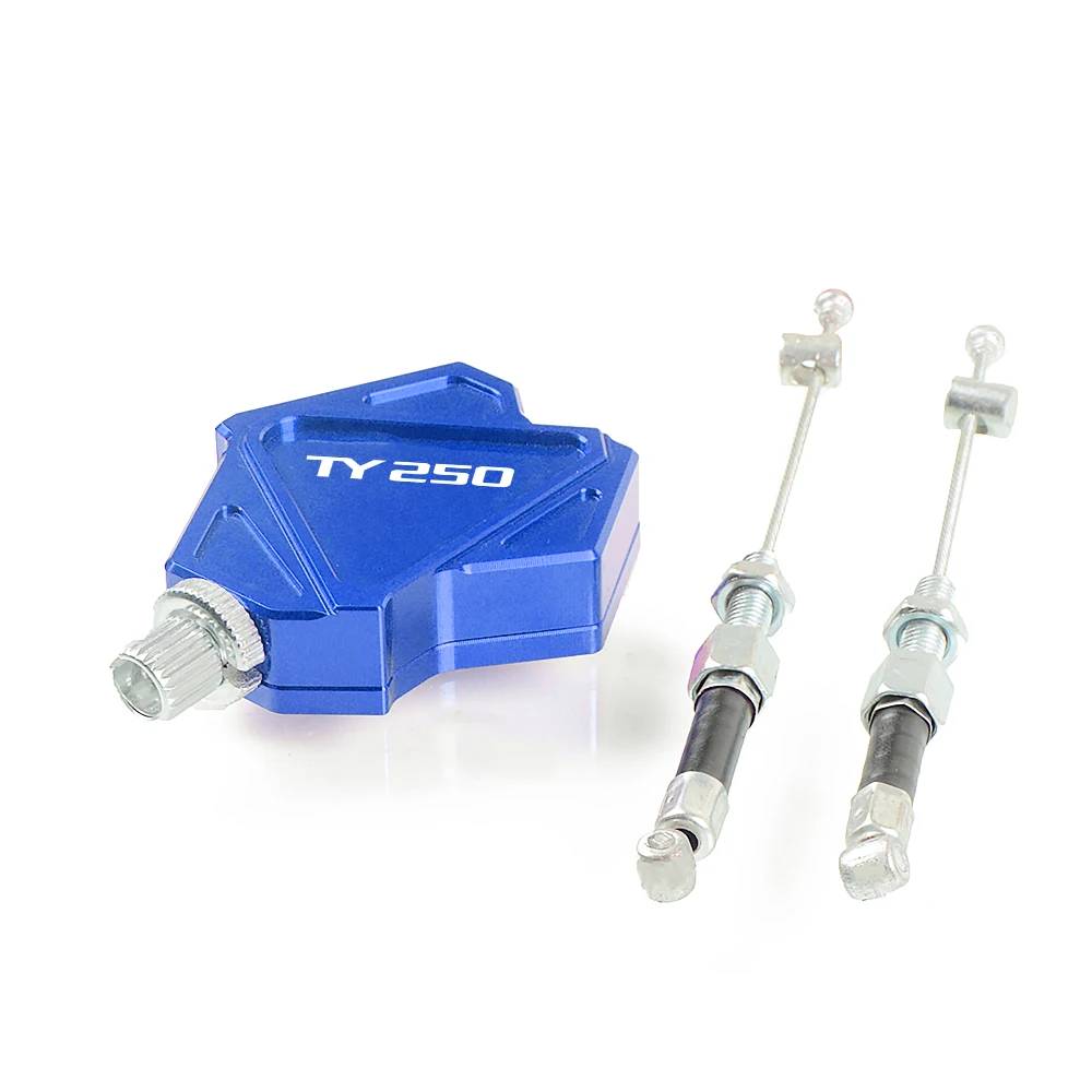 Blue Для Yamaha TY250 TY 250 1997-2010 2009 2008 аксессуары для мотоциклов алюминиевый трюк рычаг сцепления легко тянет кабель система мотокросса - Цвет: Blue