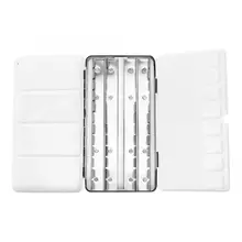 Жестяная коробка для акварели черная противоскользящая пигментная краска чехол палитра живопись поставка Акварельная палитра