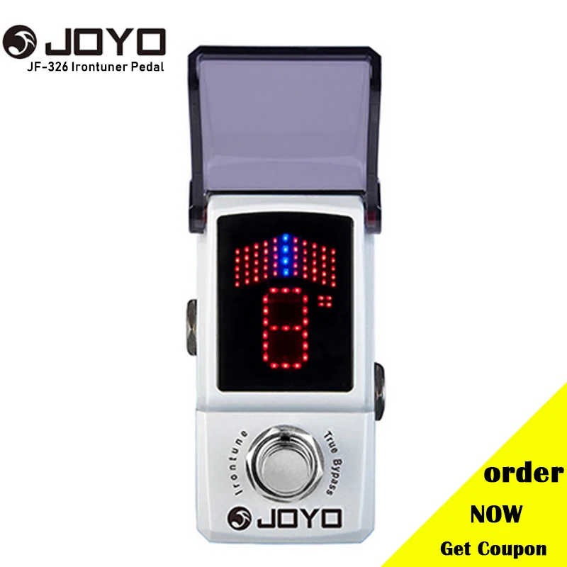 Мини тюнер JOYO JF 326 IRONMAN гитарный Педальный Stompbox Высокочувствительный