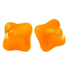 РЕФЛЕКСОЛОГИЯ РЕЛАКСАЦИЯ Прочный 2 шт случайный смолы пожилых традиционные восстановление здоровья мяч активирующие коллагенты поддерживать 6 см