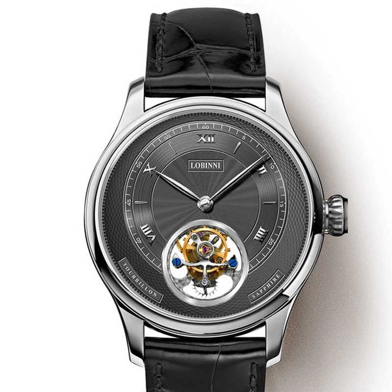 tourbillion watch p3 Tourbillion роскошные часы для мужчин, мужские автоматические наручные часы LOBINNI мужская одежда водонепроницаемый скелет механические наручные часы relogio - Цвет: tourbillion watch p3