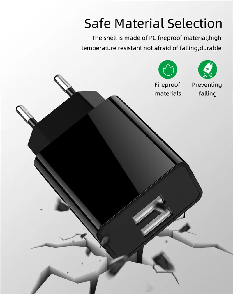 5 в 2 а быстрое USB зарядное устройство для iPhone 7 8 X XR XS Traval настенное зарядное устройство для samsung Xiaomi huawei зарядное устройство для мобильного телефона