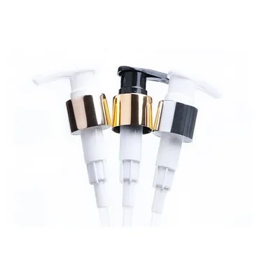 24mm Gold Silver Metal Plastic Lotion Pump Dispenser Head Travel Bottle for Shampoo Conditioner Dispenser Bottle Top Replacement one head inkjet cartridges printer for plastic bottle meg exp coding