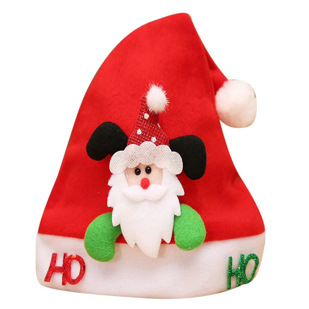 Рождественская декоративная шапка для взрослых, детская зимняя теплая зимняя шапка для детей, зимняя шапка для отдыха для маленьких девочек, Casquette#3