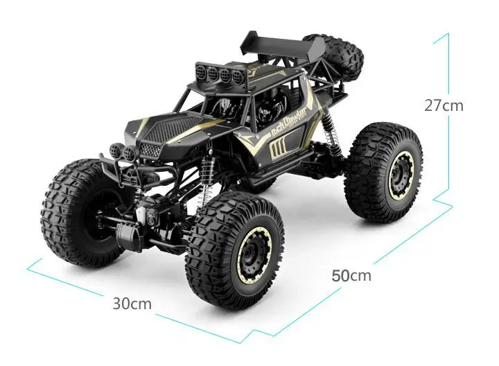 1:8 50 см супер большой Радиоуправляемый автомобиль 4x4 4WD 2,4 г высокая скорость Bigfoot пульт дистанционного управления багги Грузовик скалолазание внедорожник джипы Подарочные игрушки