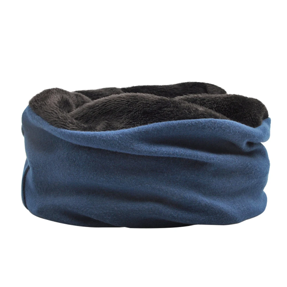 Повседневный однотонный цветной хвост Beanie шарф для мужчин и женщин двухслойная шапка мешковатая шапка