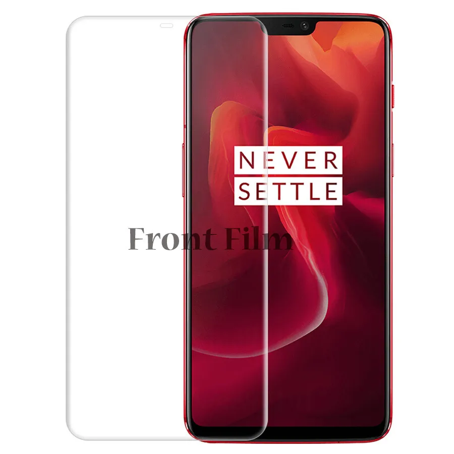 22D Защитная Гидрогелевая наклейка пленка для Oneplus 7T 7 Pro 6 6T1 + 6T Премиум из мягкого