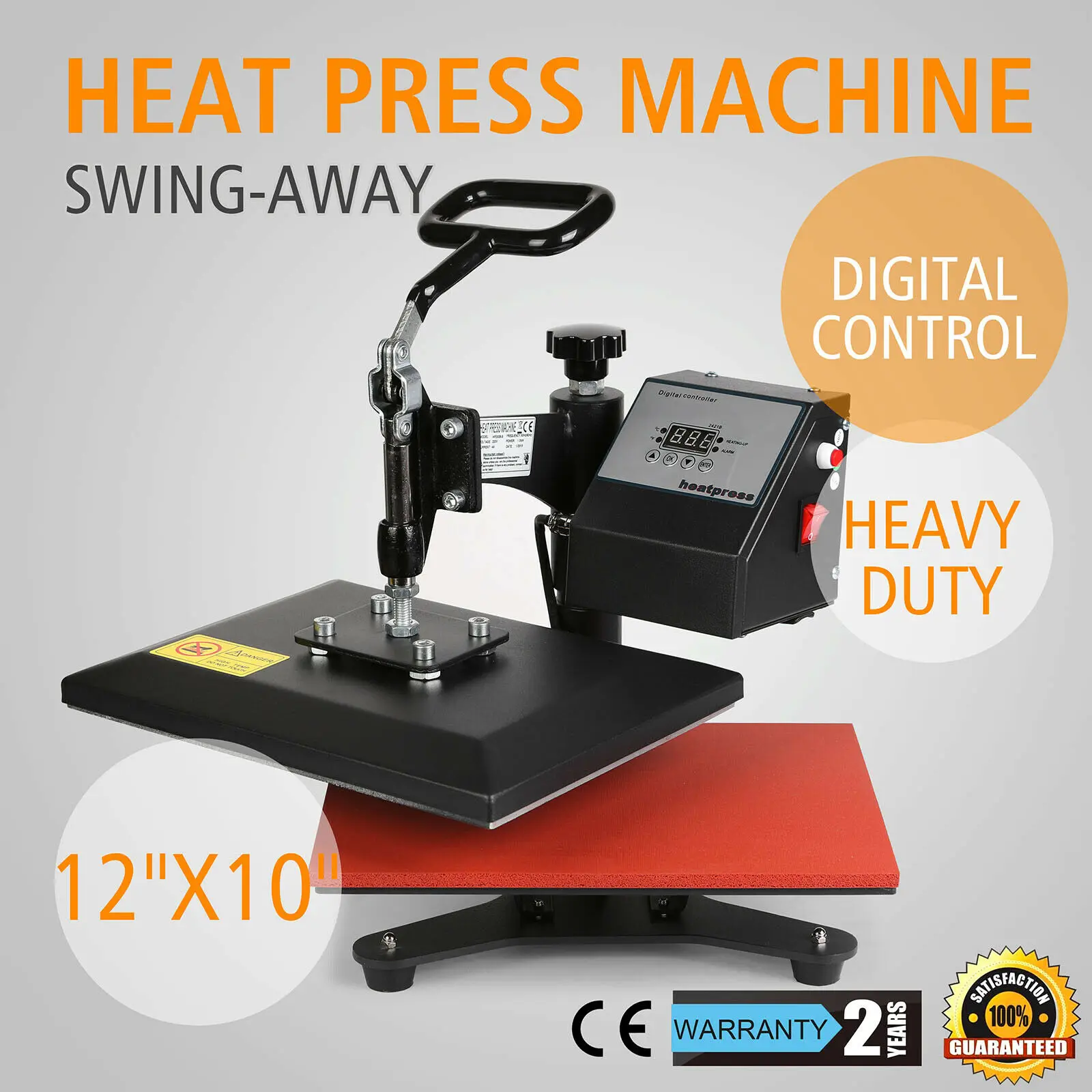Machine de transfert de Presse à chaud 30cm x 24cm, Presse à chaud multifonction pour T-shirt, Photo, par Sublimation
